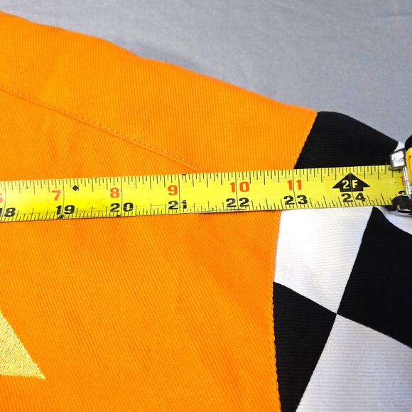 HeadGear Classics Nostalgia Co. Sz  2XL Channel Orange Racing Moto Jacket - Picture 8 of 10